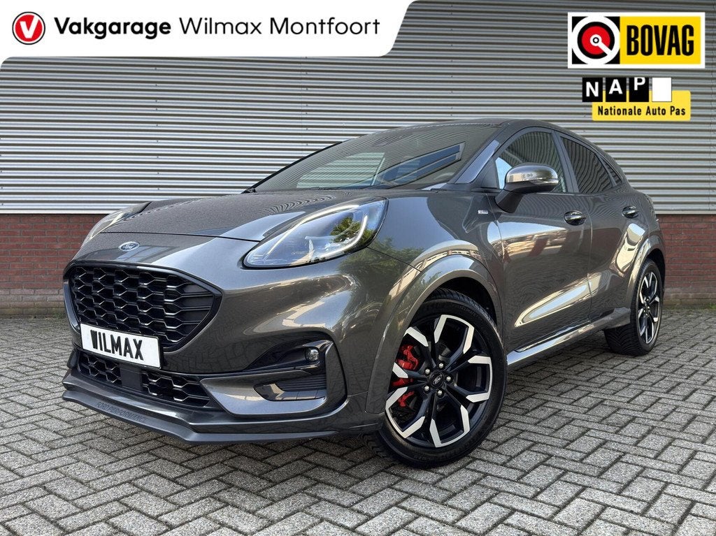 Ford Puma 1.0 EcoBoost Hybrid ST-Line X|B&O|Trekhaak afneemb, Auto's, Voorwielaandrijving, Leder en Stof, 23 km/l, Bedrijf