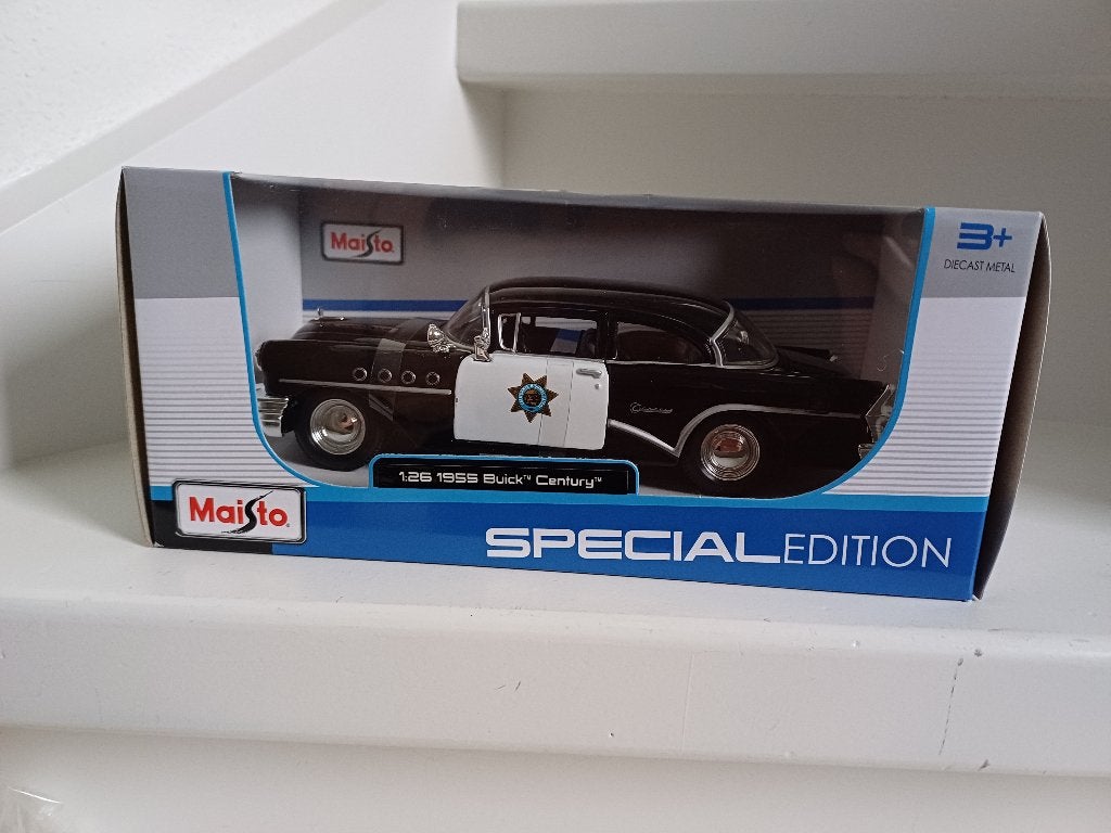 MAISTO BUICK CENTURY 1:26 1955 SPECIAL EDITION NIEUW, Ophalen of Verzenden, Nieuw, Maisto