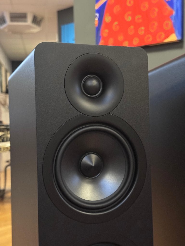 Acoustic Energy AE120.2, Gebruikt, 120 watt of meer, Front, Rear of Stereo speakers, Ophalen