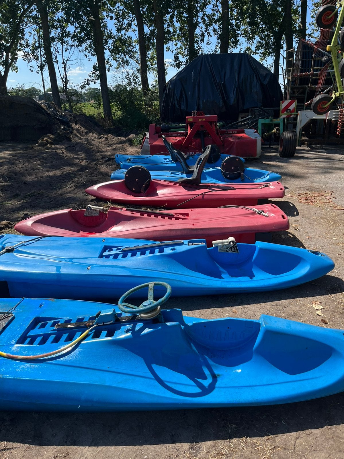 Zit on top kano of als 1 persoons waterfiets, Ophalen, Gebruikt, Eén persoon, Overige typen