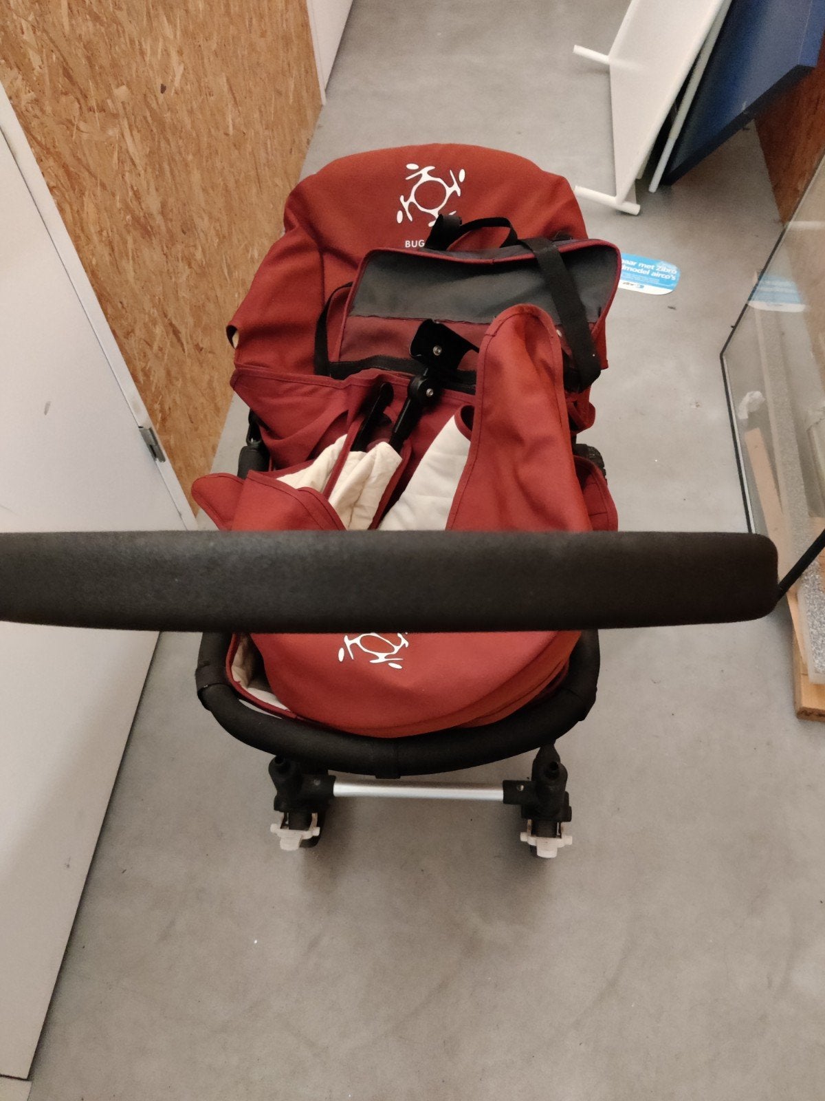 Bugaboo kinderwagen - Rood, gebruikt, Ophalen of Verzenden