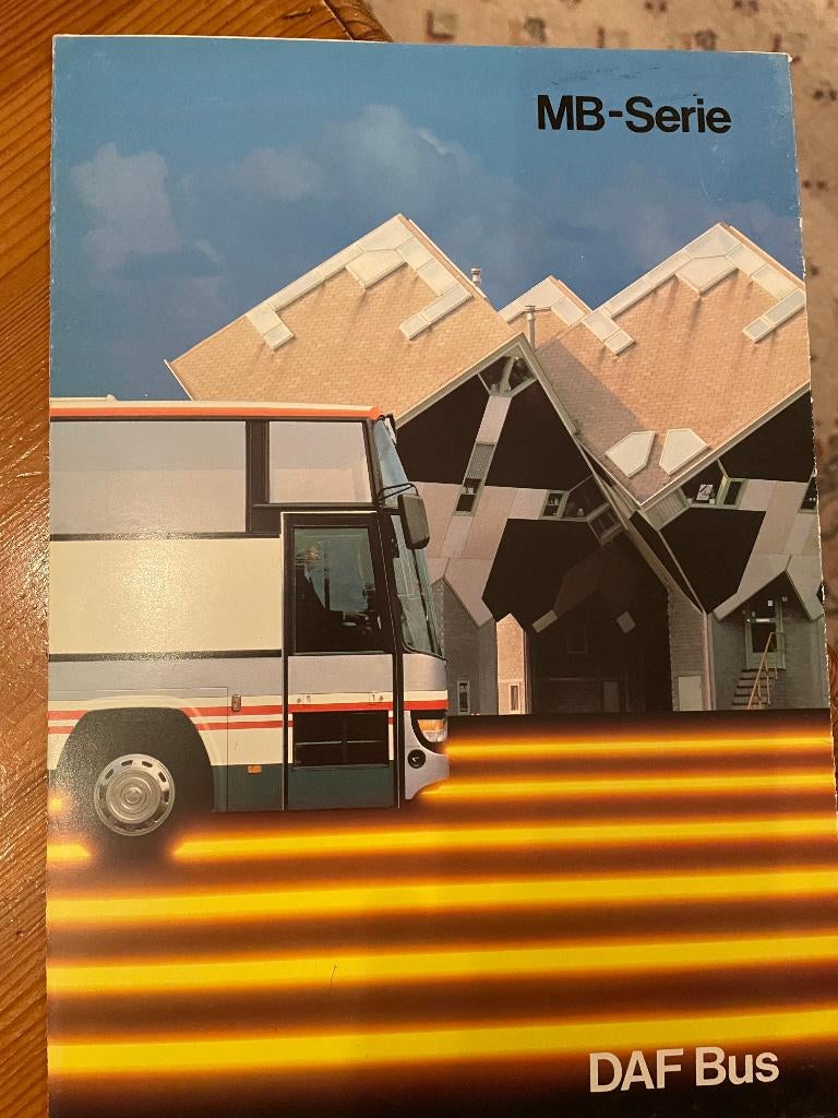 Folder van DAF Bus MB-Serie, circa 1985, Ophalen of Verzenden, Nieuw, Overige merken