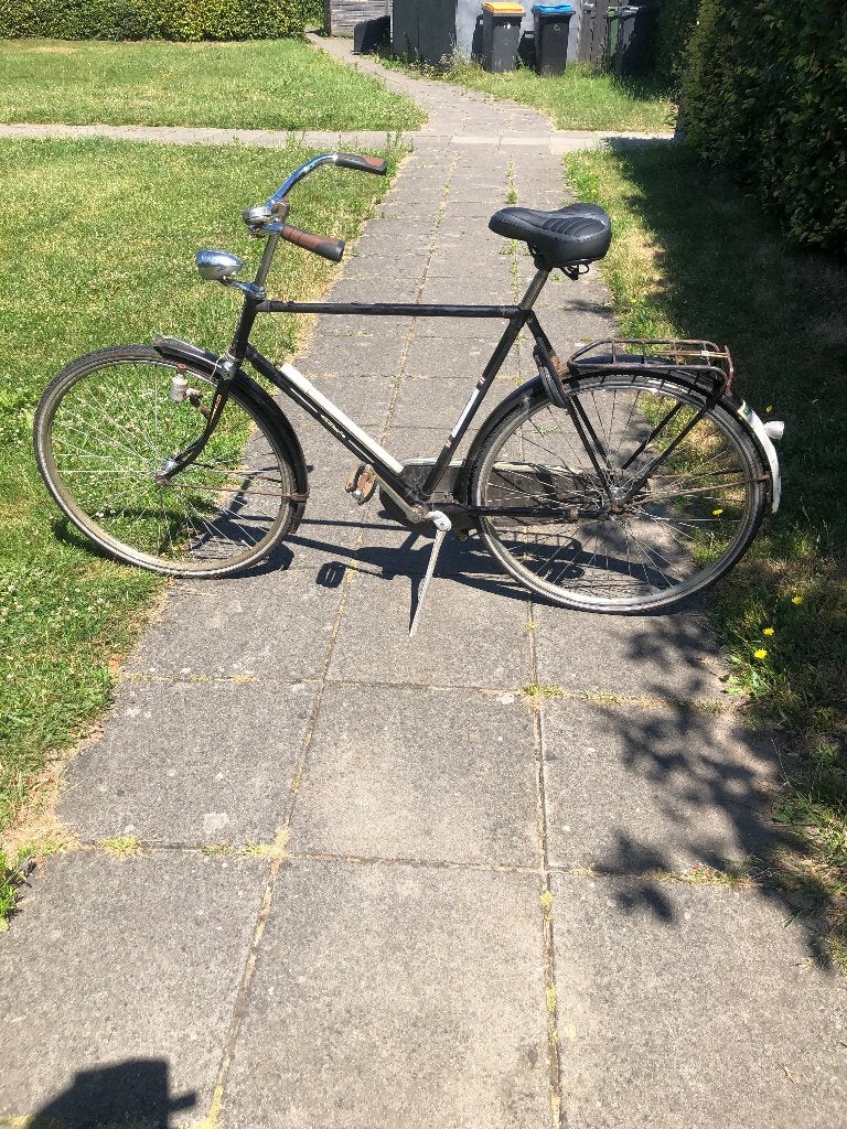 Te koop oude gazelle opafiets, Fietsen en Brommers, Ophalen, Terugtraprem, Gebruikt, 57 tot 61 cm