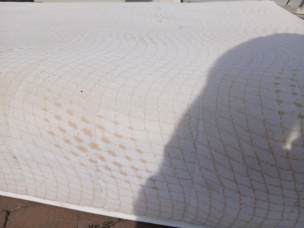 Auping matras 90x200, Huis en Inrichting, Slaapkamer | Beddengoed, Gebruikt, Eenpersoons, Wit, Dekbedovertrek