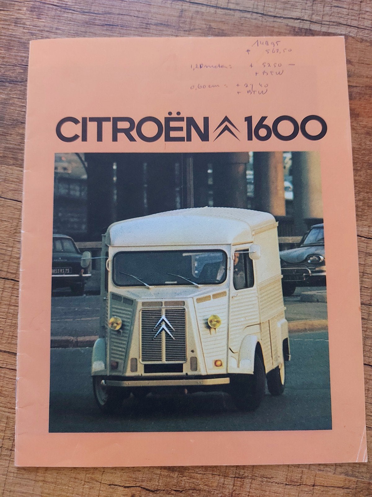 1975 Citroën 1600 bus folder vele varianten ! !, Ophalen of Verzenden, Zo goed als nieuw, Citroën