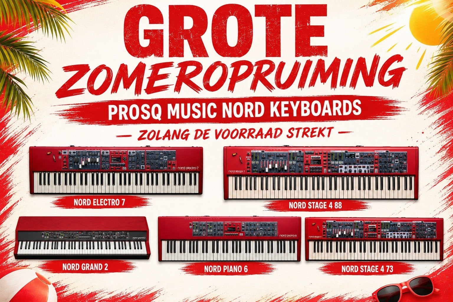 Grote Zomer Opruiming NORDS & Andere topmerken! Slag je slag, Muziek en Instrumenten, Overige merken, Info@prosq.nl, Nord street