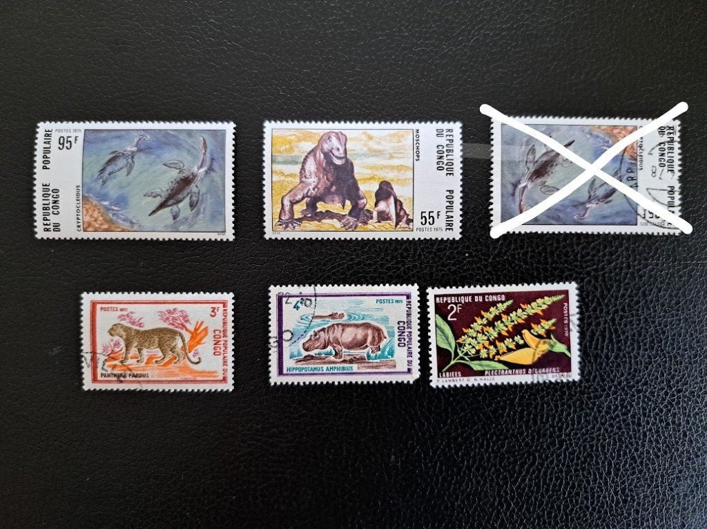 Congo (5 zegels) gestempeld, Ophalen of Verzenden, Overige landen, Gestempeld
