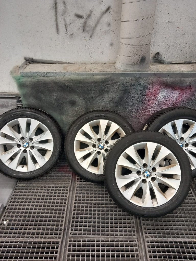 WIELENSET BMW E60, Auto-onderdelen, Banden en Velgen, Ophalen, Gebruikt, Banden en Velgen, 17 inch