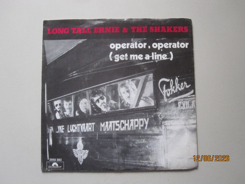 LONG TALL ERNIE & THE SHAKERS - operator - vinyl 7", Cd's en Dvd's, Ophalen of Verzenden, Gebruikt, Rock en Metal