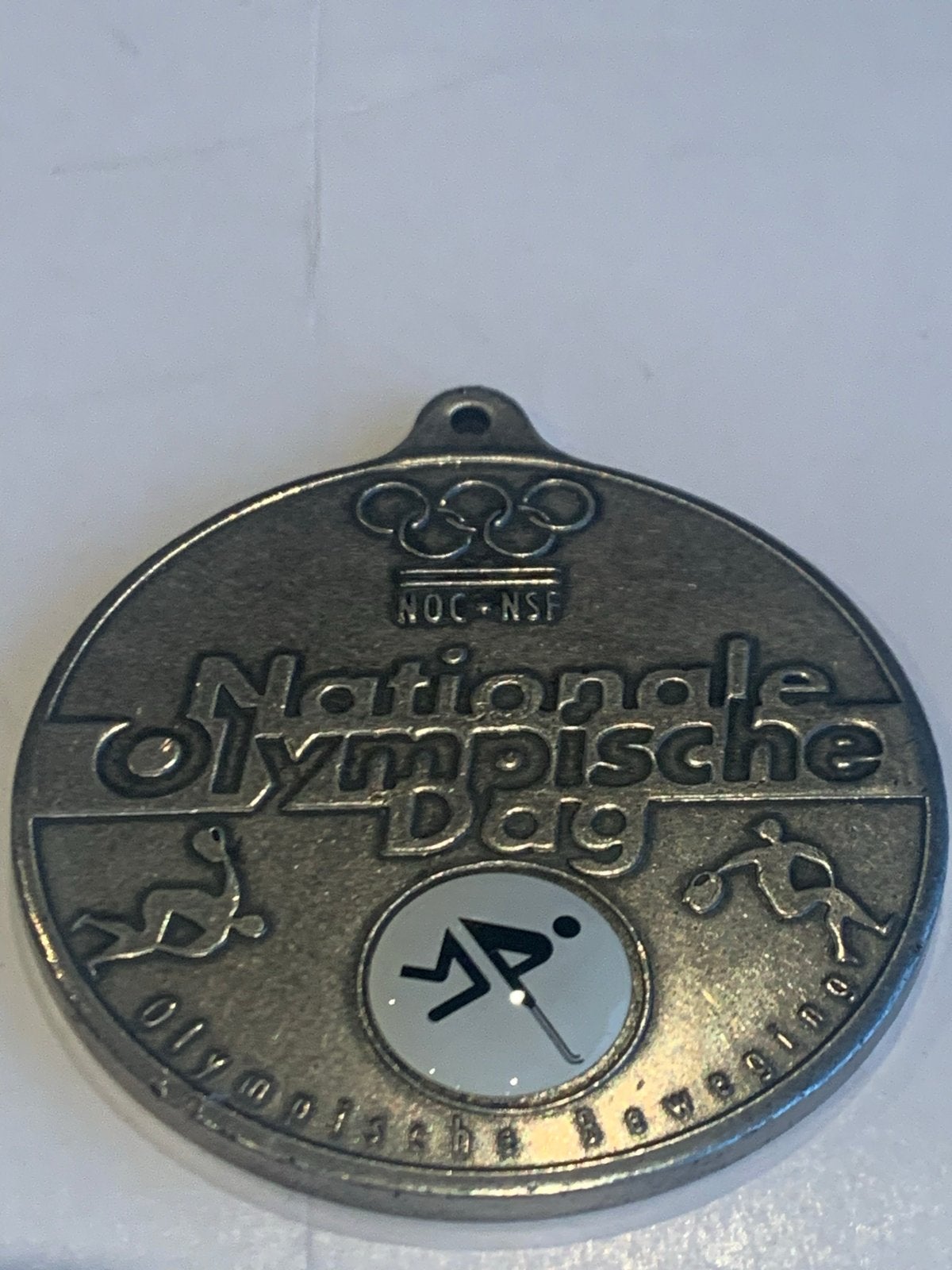 Nationale Olympische Dag Medaille 2000 - Shell, Ophalen of Verzenden, Overige materialen, Nederland