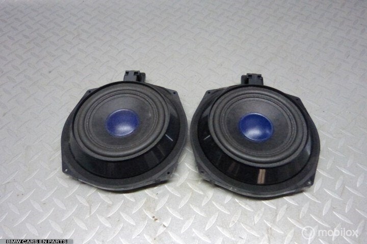 Luidspreker bmw 1 serie woofer set 2 stuks, Gebruikt, Ophalen of Verzenden, BMW, BMW