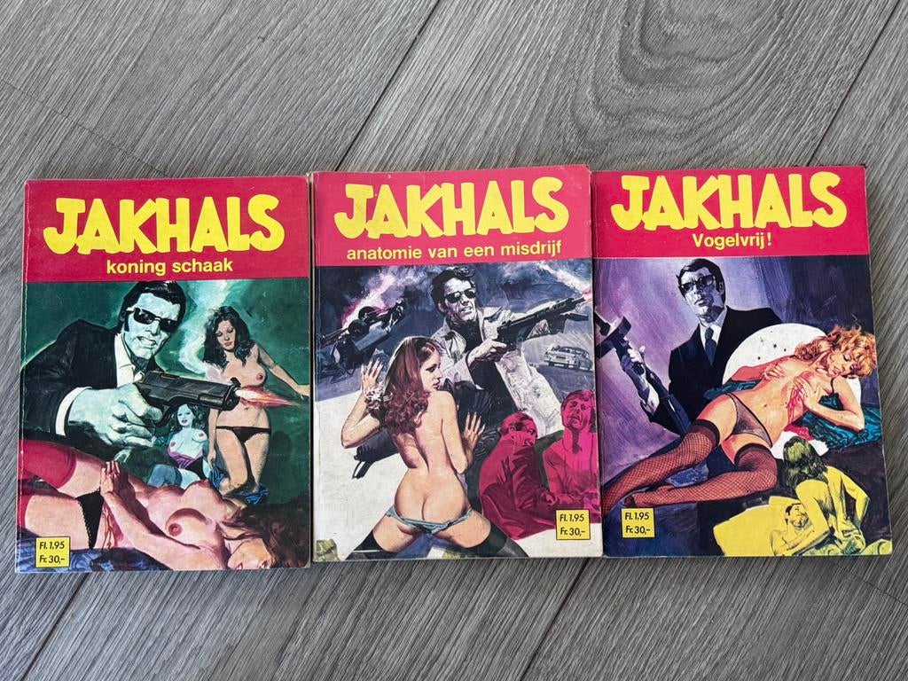 Jakhals stripboeken, Boeken, Meerdere stripboeken, Ophalen of Verzenden, Zo goed als nieuw