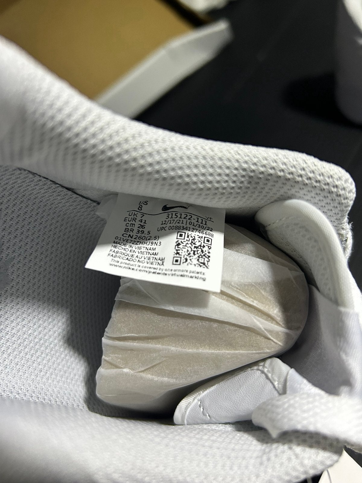 Nike Air Force 1 '07 Witte Sneakers - Maat 41, Verzenden, Nieuw, Wit, Sneakers of Gympen