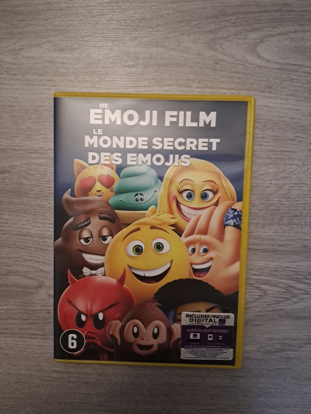 De Emoji Film DVD - Leuke familiefilm, Ophalen of Verzenden