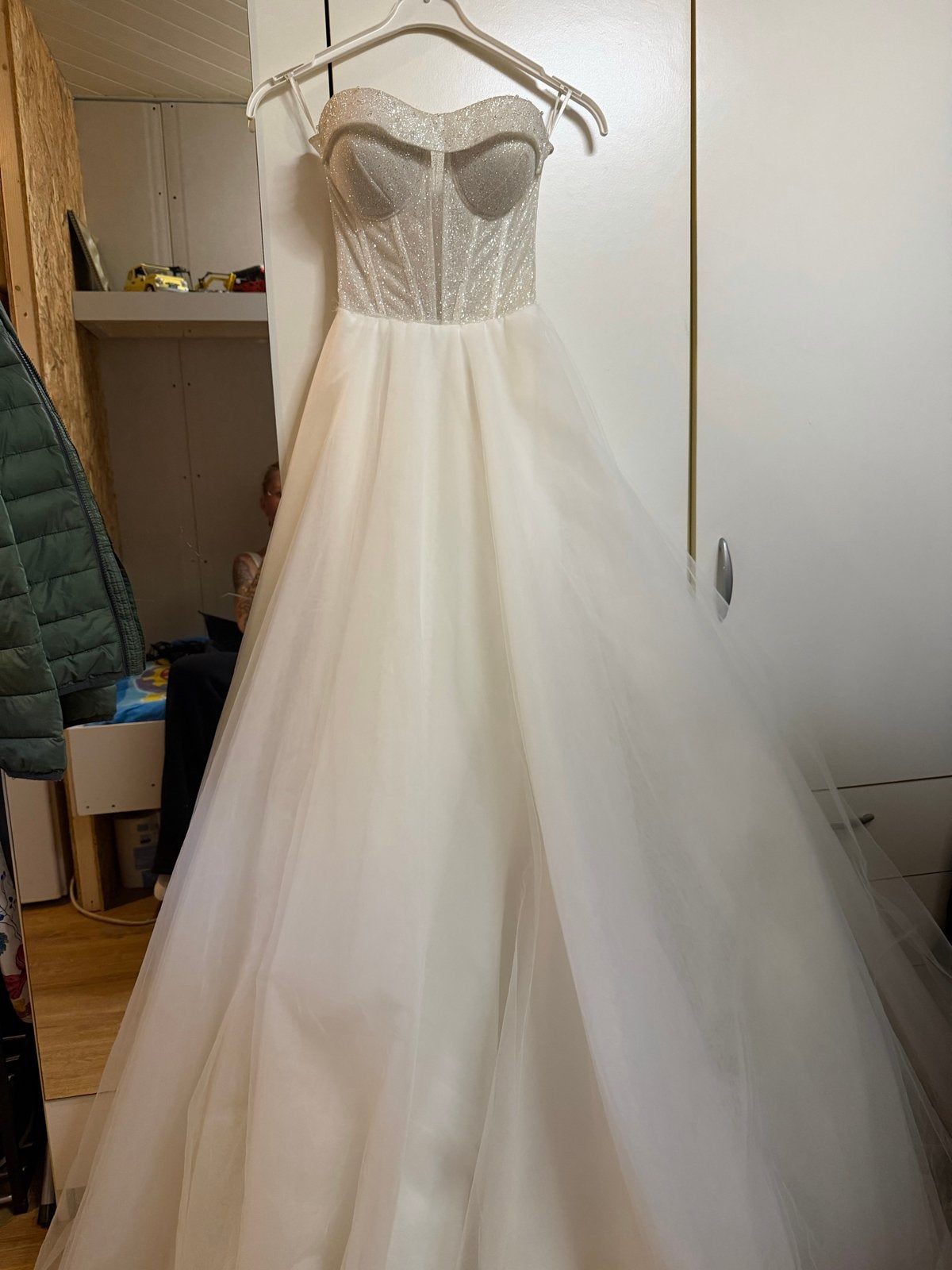 Mooie trouwjurk maat 34 te koop, Kleding | Dames, Ophalen, Zo goed als nieuw, Wit, Trouwjurk