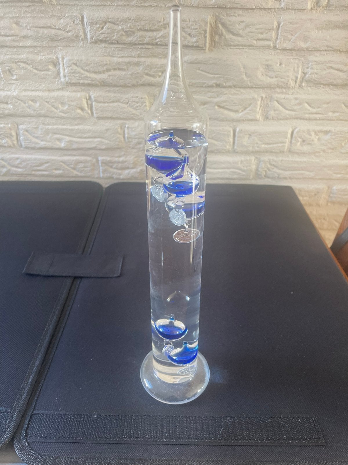 Galileo Thermometer - Decoratieve Thermometer, Decoratieve thermometer, Ophalen of Verzenden, Zo goed als nieuw, Glas