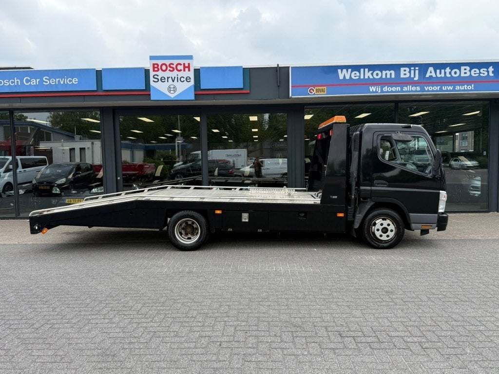 Mitsubishi CANTER 6C14 Zwart “Airco” 137.000 K Oprijwage, Auto's, 142 pk, Zwart, Origineel Nederlands, Bedrijf