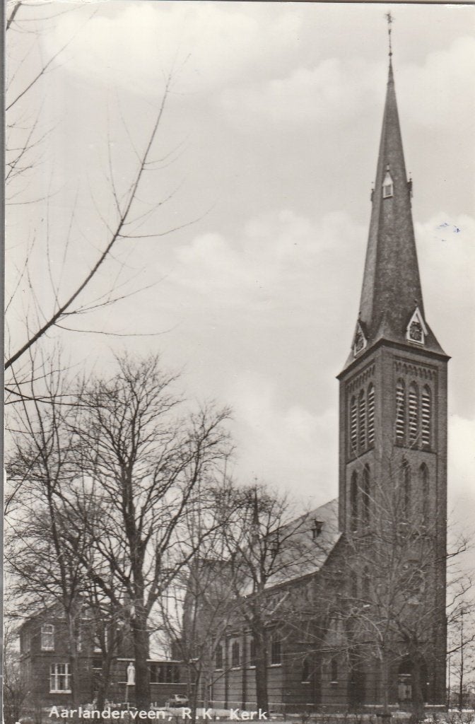 2 kaarten aarlanderveen, Ophalen of Verzenden, 1960 tot 1980, Ongelopen, Zuid-Holland