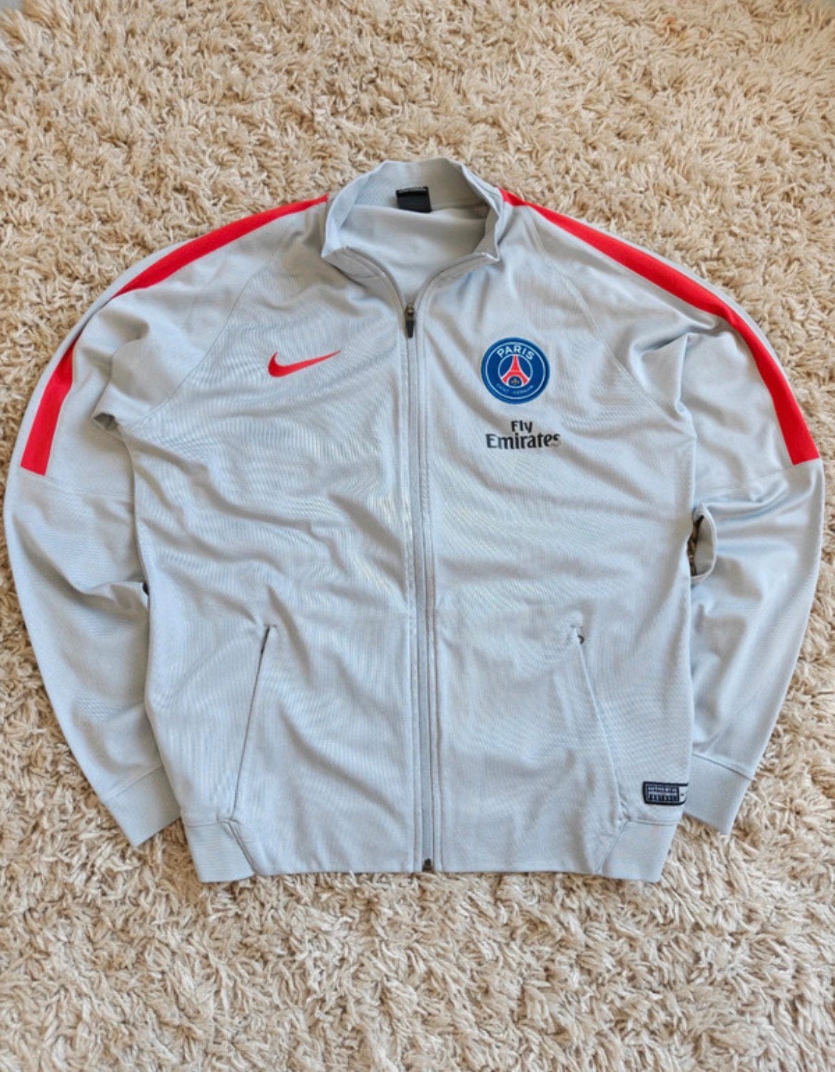 PSG trainingsjack, Ophalen of Verzenden, Zo goed als nieuw, Blauw, Voetbal