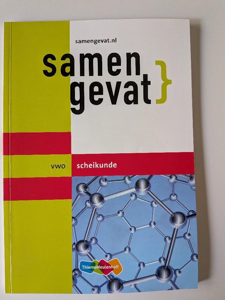 Samengevat VWO Scheikunde, VWO, Scheikunde, ThiemeMeulenhoff, Ophalen of Verzenden