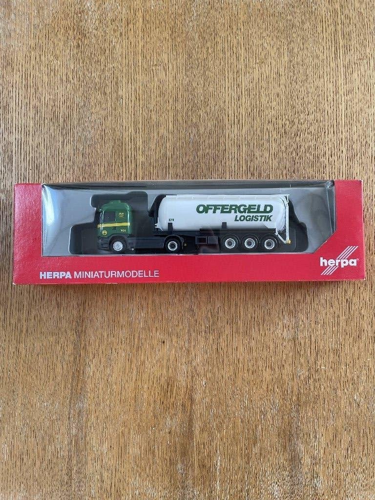 Herpa Scania R Highline Silo Semitrailer "Offergeld" 303453, Ophalen of Verzenden, Nieuw, Bus of Vrachtwagen, Herpa