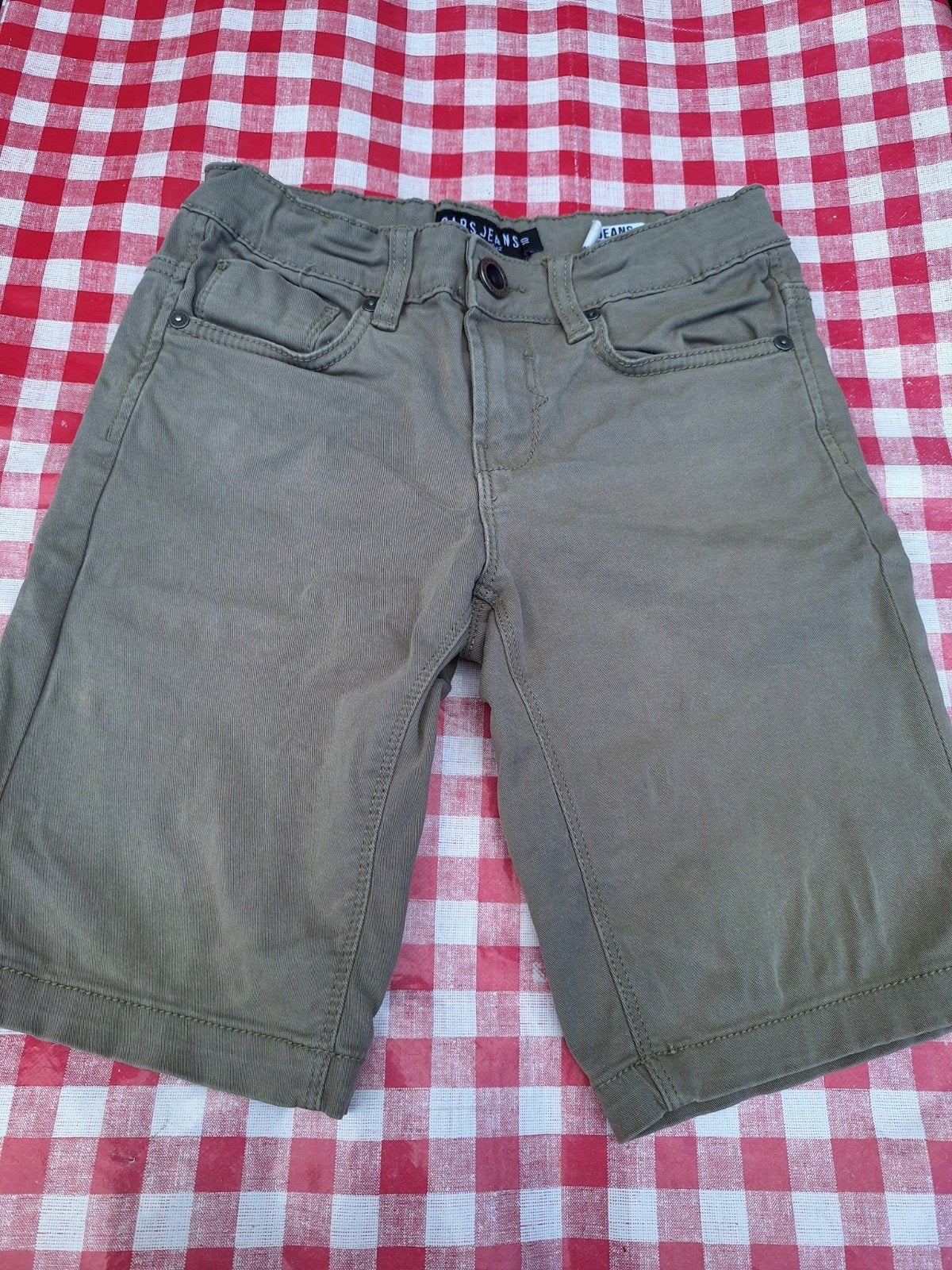CARS Jeans korte broek khaki groen maat 140/146, Broek, Ophalen of Verzenden, Zo goed als nieuw, Jongen