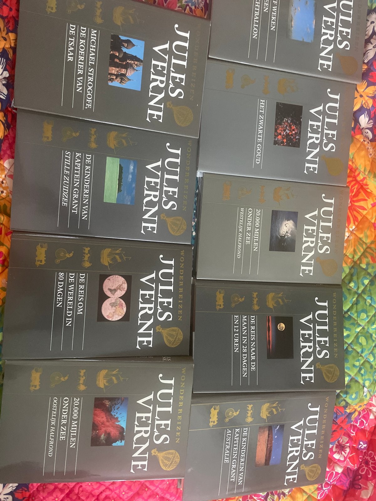 Jules Verne Wonderreizen Collectie - 10 Boeken, Ophalen of Verzenden, Zo goed als nieuw, Europa overig