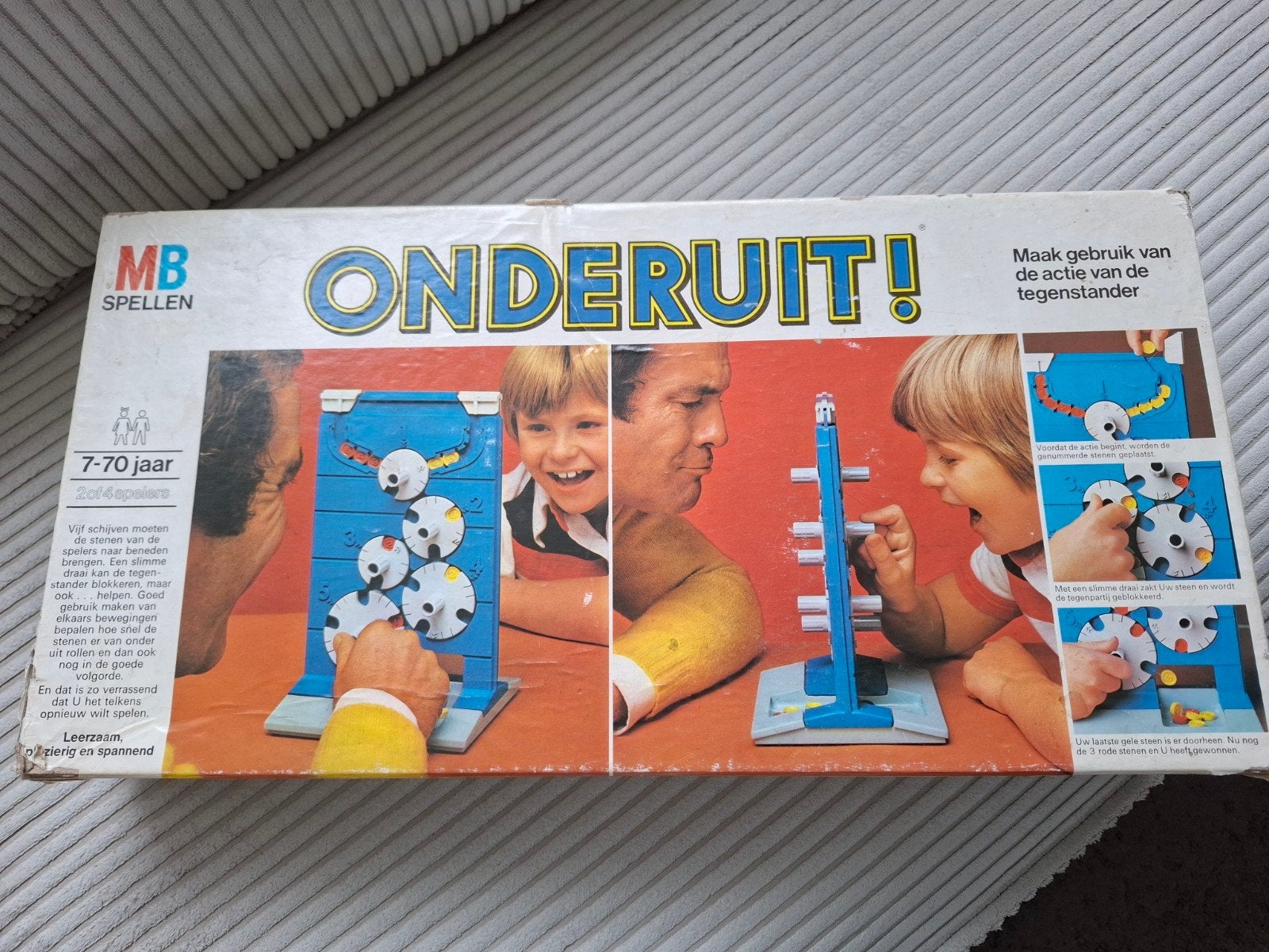 Onderuit ! van MB ( 1970 ), Een of twee spelers, Ophalen of Verzenden, Gebruikt, MB Spellen