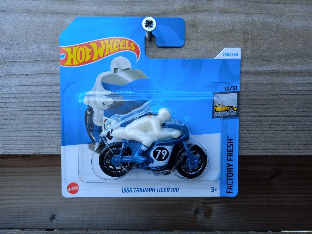Truimph Tiger 100 '66 Hotwheels, Ophalen, Nieuw, Motor