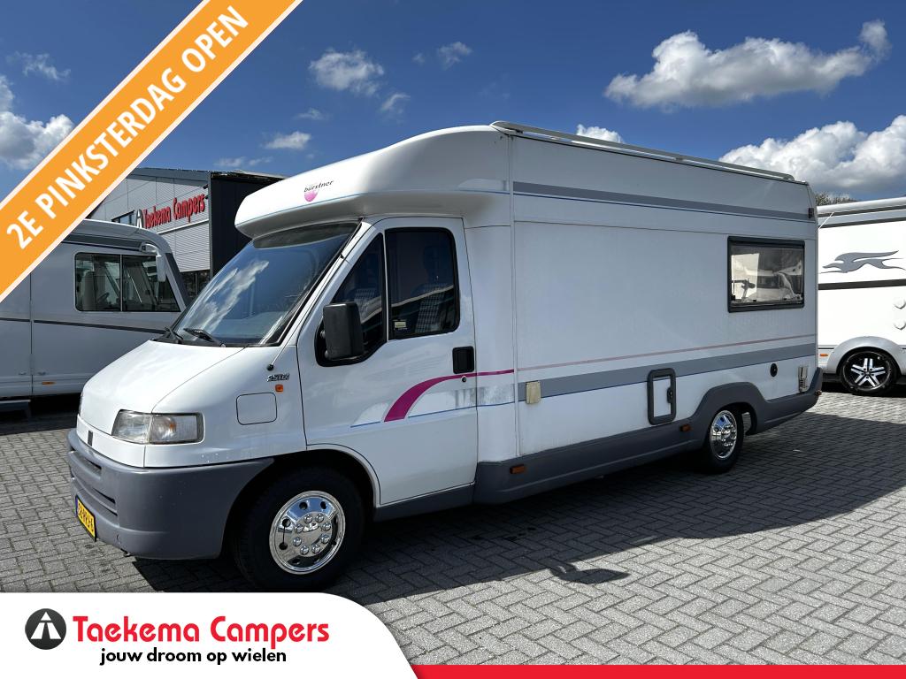 Fiat Bürstner T608 Dwarsbed/1996/6.30M/116PK/Inruil, Caravans en Kamperen, Campers, Bedrijf, tot en met 2, Half-integraal, Bürstner