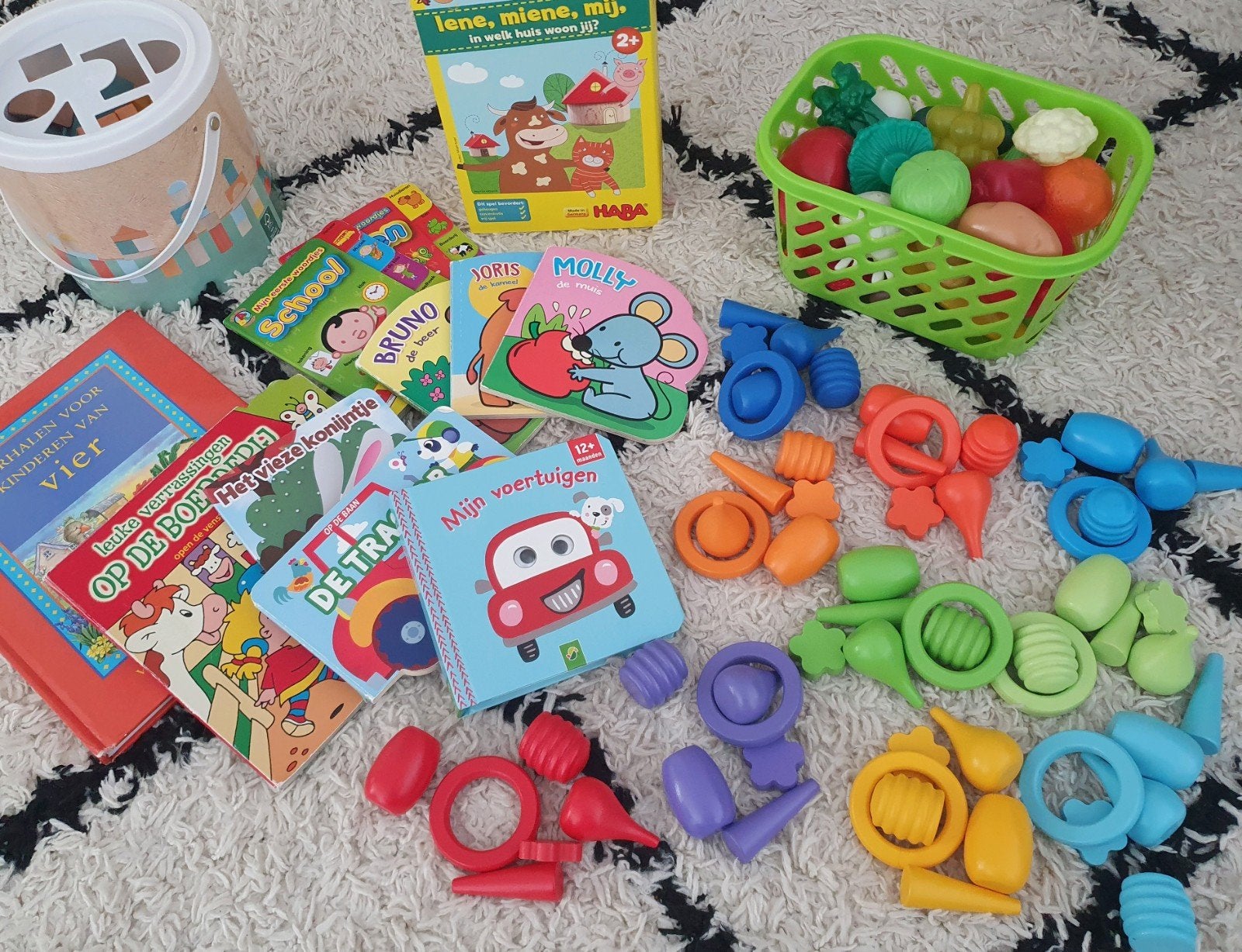 IN MOOIE STAAT! 💭 creatief uitdagend pakket Montessori, Ophalen of Verzenden, Zo goed als nieuw, Bouwen
