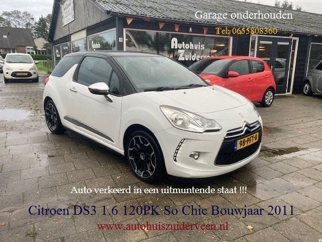 CITROEN DS3 1.6 VTi 120PK So Chic Navi Cruise