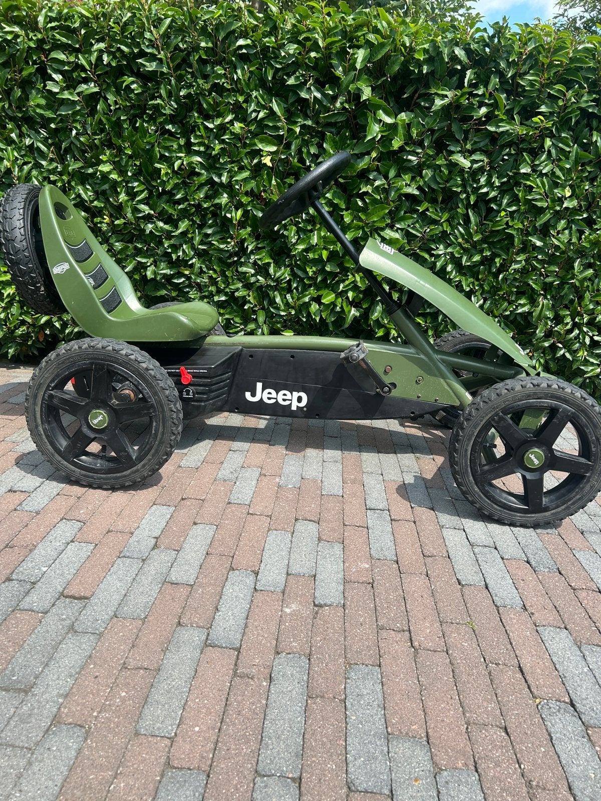Berg skelter jeep, Ophalen, Gebruikt, Berg