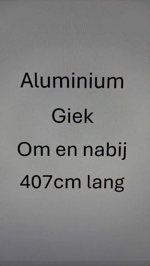 Gezocht / Gevraagd alu-giek met interne reef mogelijkheid, Ophalen, Gebruikt, Toebehoren, 15 tot 30 m²