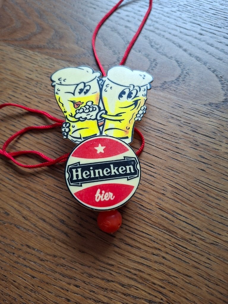 Heineken bier carnavalpoppetjes ( dansen), Ophalen of Verzenden, Gebruikt, Overige typen, Heineken