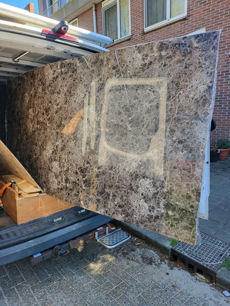 Wand platen / sier platen marmer look, Ophalen