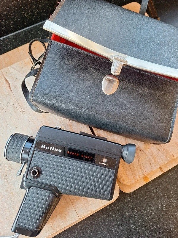 Filmcamera Halina super eight Vintage, Ophalen of Verzenden, 8mm