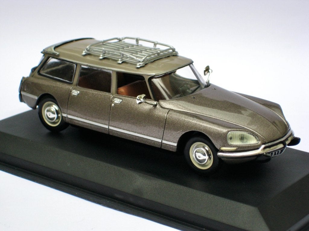 Citroen DS 23 Break 1974 bruin Scarabée Norev 1:43, Ophalen of Verzenden, Nieuw, Auto, Norev