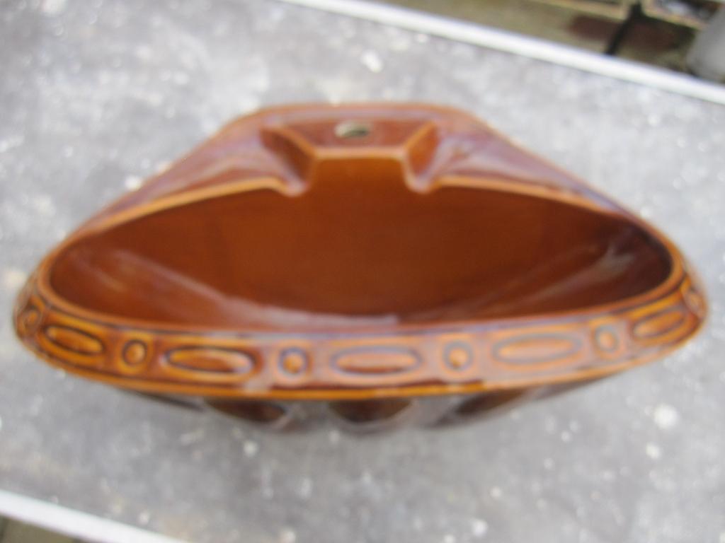 Prachtig roodbruin fonteintje stijl jugendstil / art nouveau, Ophalen, Zo goed als nieuw