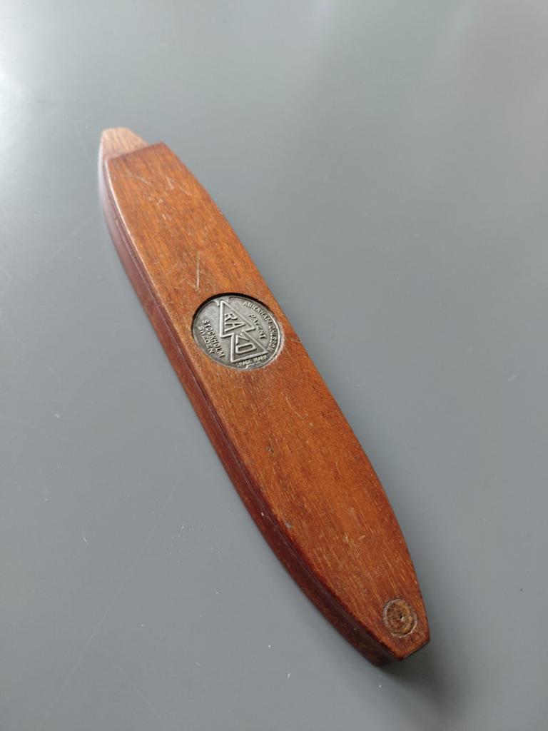 Vintage RAZO scheermeshouder van Abraham Olsson, Stockholm, Ophalen of Verzenden