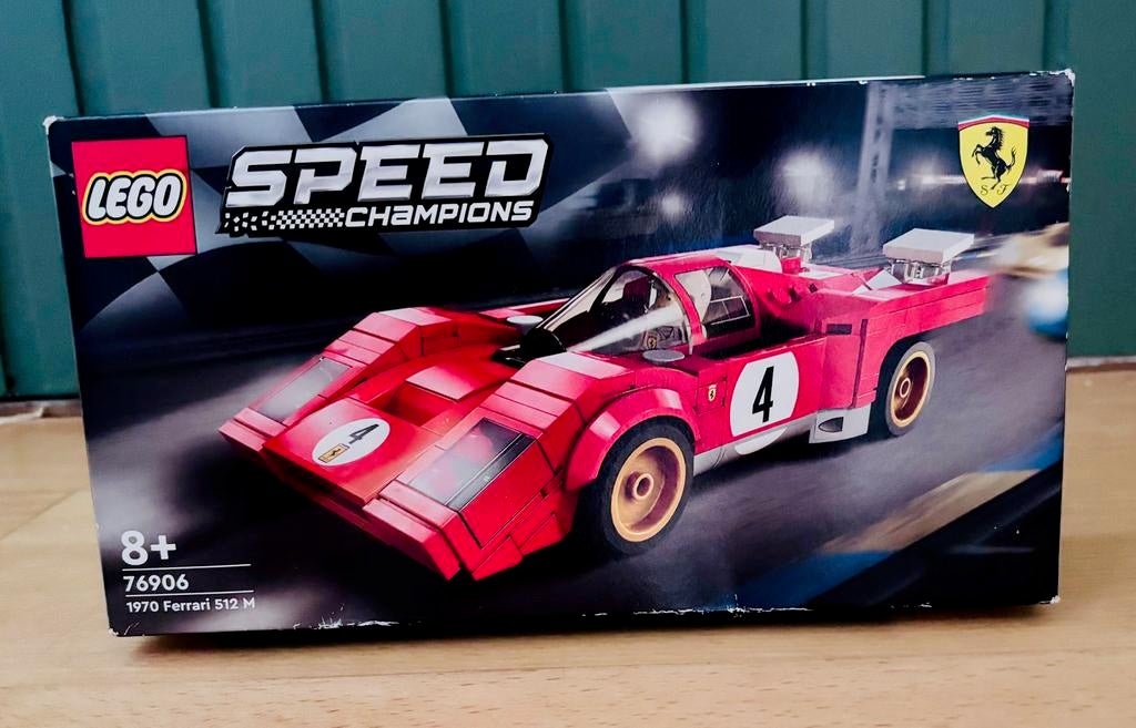 Lego 76906 - Speed Champion 1970 Ferrari 512M- Nieuw in doos, Lego, Nieuw, Ongeopend/sealed, Speed Champions