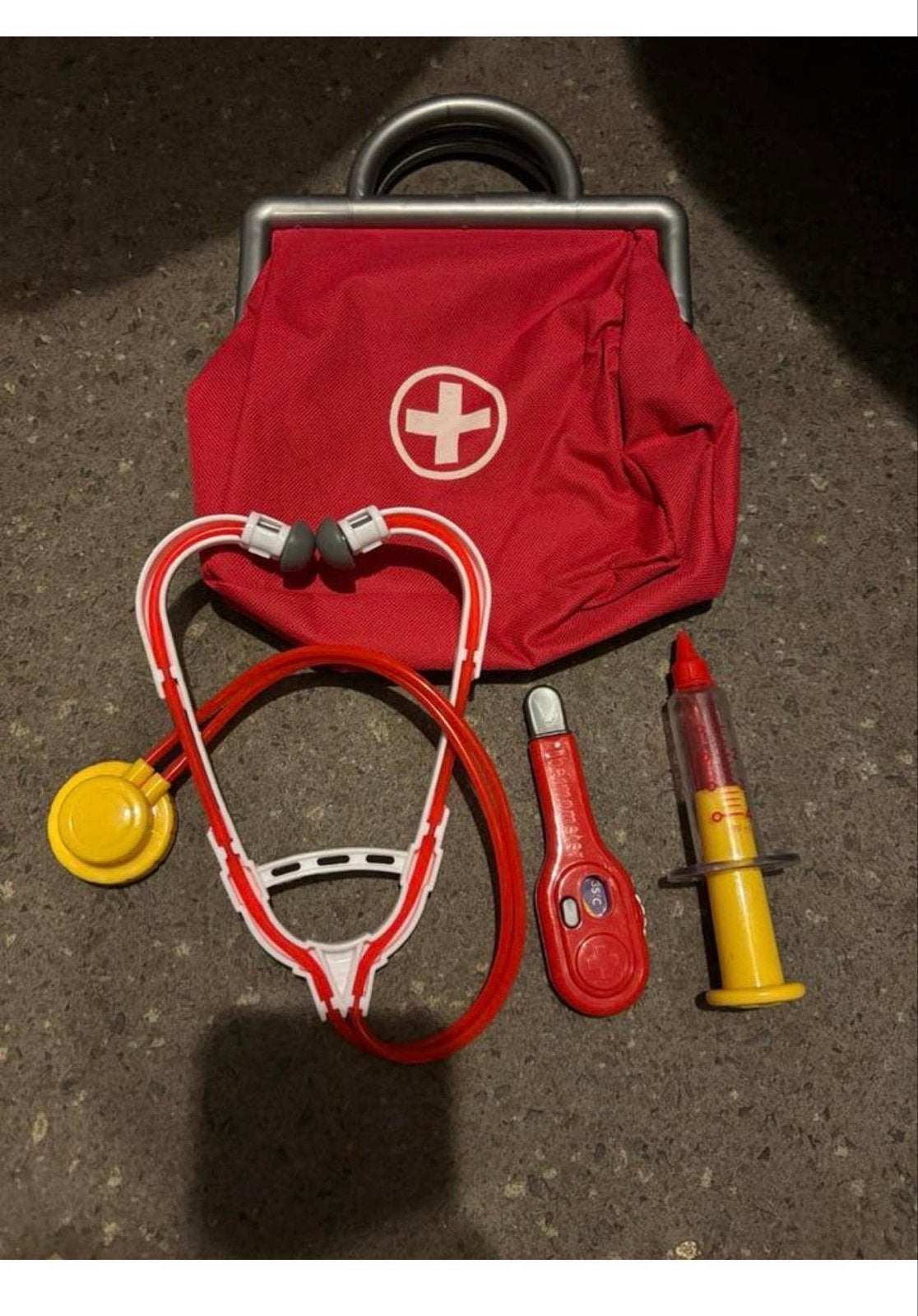 Dokters tas met stethoscoop en thermometer, Kinderen en Baby's, Speelgoed | Educatief en Creatief, Ophalen of Verzenden, Ontdekken