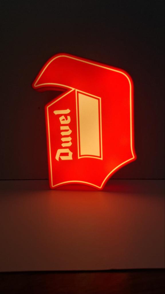 Duvel Lightbox - Iconische Reclame voor de Liefhebber, Verzenden, Nieuw, Lichtbak of (neon) lamp