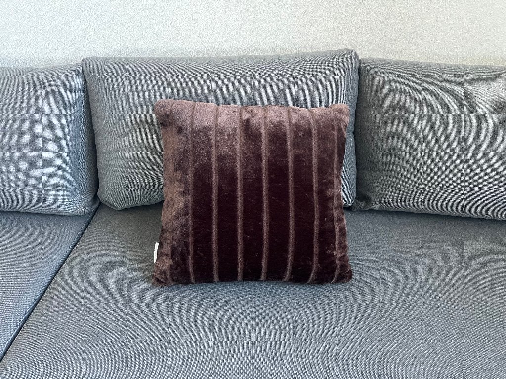 Sierkussen bruin 45x45cm, Bruin, Vierkant, Nieuw, Ophalen of Verzenden
