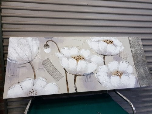 schilderij bloemen op doek, Ophalen of Verzenden, 'T Olde Gre-j, Info@toldegrej.nl, Endepoelstraat 20f Didam