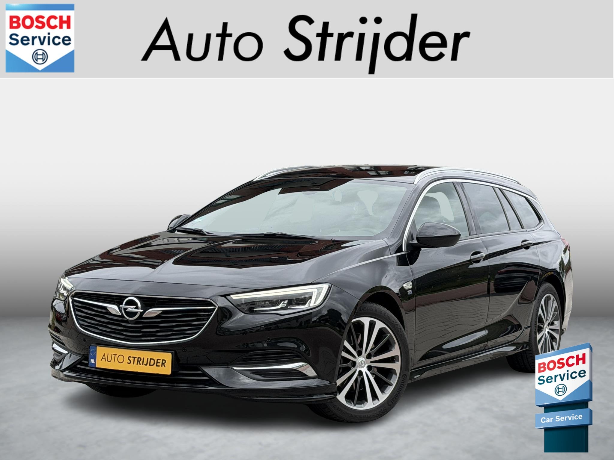 Opel Insignia Sports Tourer 200PK OPC-Line (2x) Business Exe, Gebruikt, 4 cilinders, Zwart, Handgeschakeld