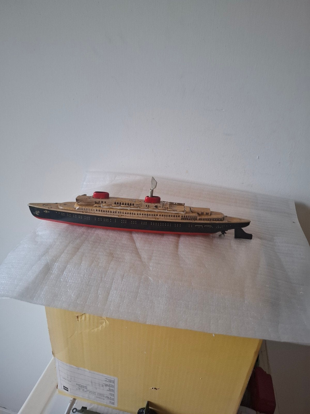 Blikken CKO Kellermann Stoomschip opwinden werkt zie de foto, Ophalen of Verzenden
