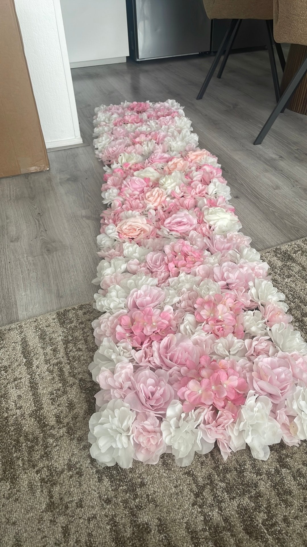 bloemenwal, Ophalen of Verzenden, Zo goed als nieuw, Wit, Rond