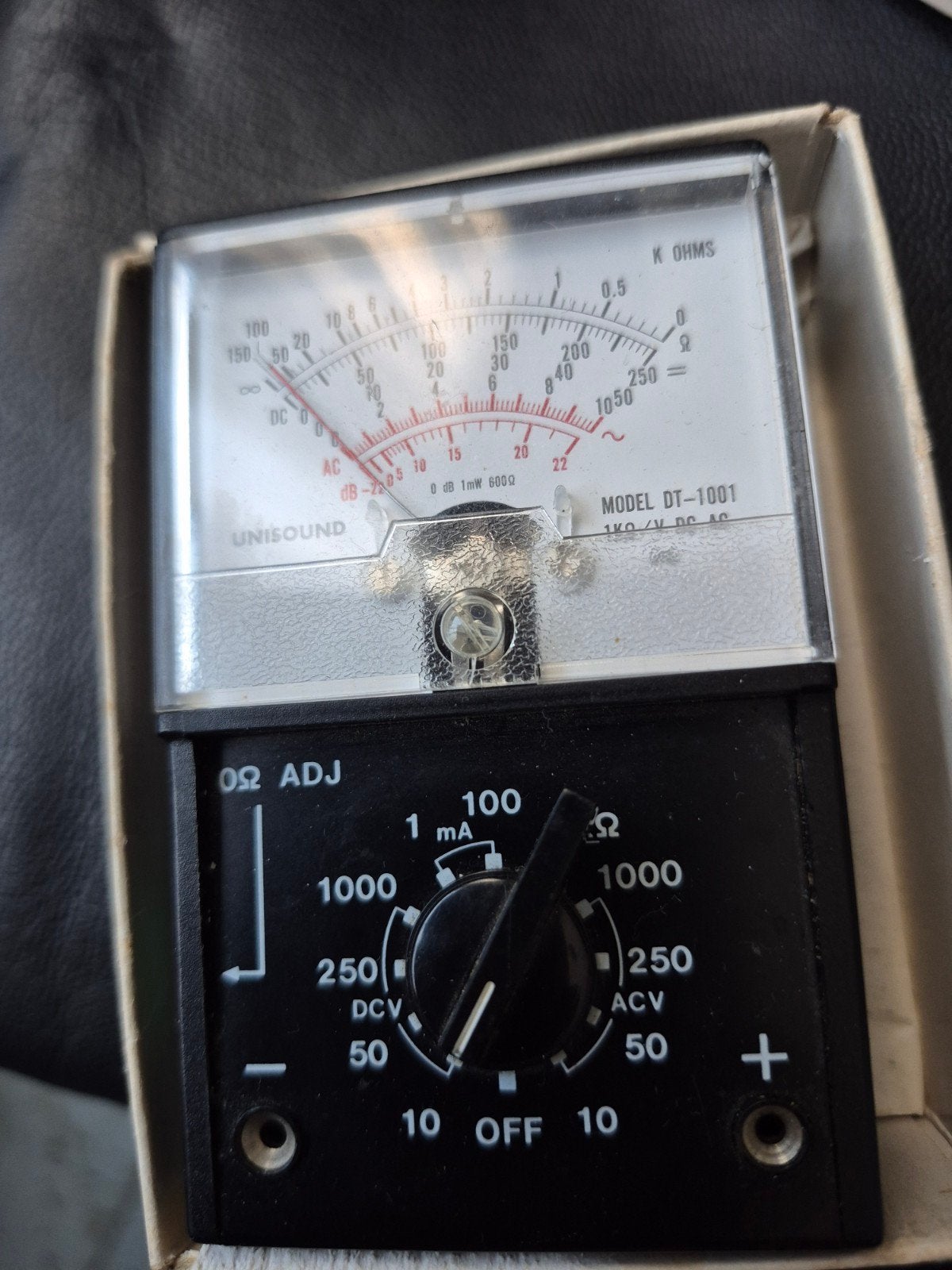 UNISOUND Model DT-1001 Analoge Multimeter, Ophalen of Verzenden, Gebruikt, Multimeter