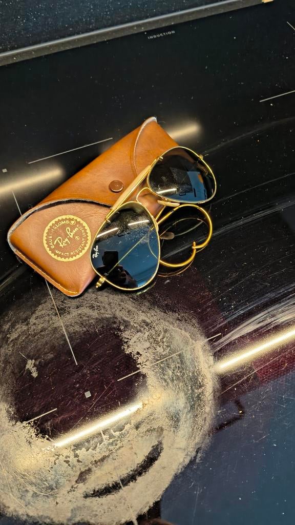 Zeldzame Ray-Ban B&L Outdoorsman 1 (1985)(Grijze)G-15 Lenzen, Gebruikt, Zonnebril, Ophalen of Verzenden, Ray-Ban
